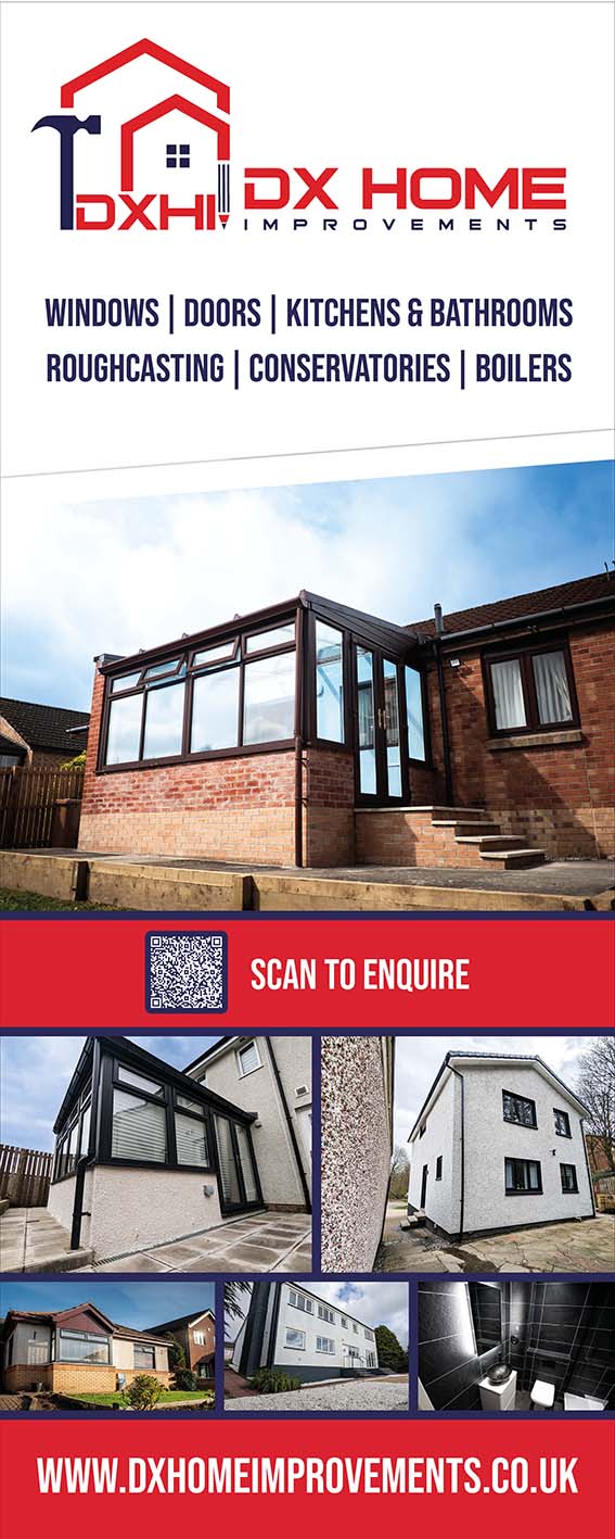 DX Home Improvements Pop-up Banner